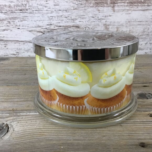 Homeworx By Slatkin Limoncello Cupcake 4-Wick Candle 18oz Glass Jar Scented With - Picture 6 of 7